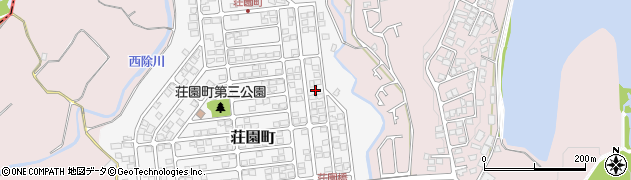 大阪府河内長野市荘園町38周辺の地図