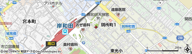 尾崎洋服店周辺の地図