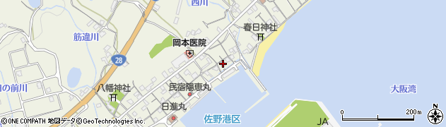 兵庫県淡路市佐野1943周辺の地図
