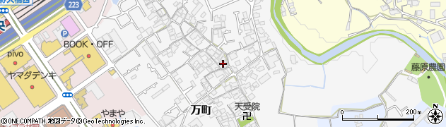 大阪府和泉市万町210周辺の地図