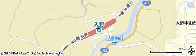 入野駅周辺の地図