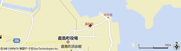 ＪＡ香川県直島周辺の地図