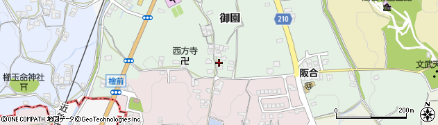 奈良県高市郡明日香村御園199周辺の地図