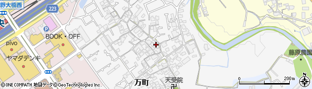 大阪府和泉市万町292周辺の地図