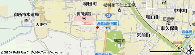 御所柳田郵便局 ＡＴＭ周辺の地図