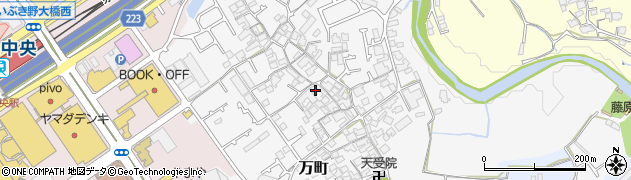 大阪府和泉市万町214周辺の地図