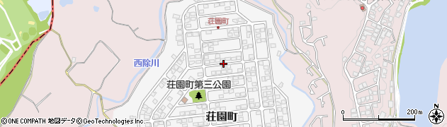 大阪府河内長野市荘園町30周辺の地図