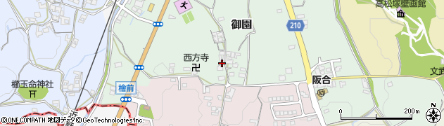 奈良県高市郡明日香村御園183周辺の地図