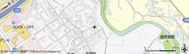 大阪府和泉市万町309周辺の地図