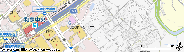 大阪府和泉市万町590周辺の地図