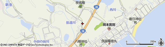 兵庫県淡路市佐野2141周辺の地図