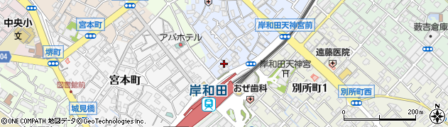 田宮支店　質舗周辺の地図