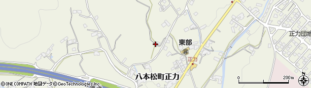 広島県東広島市八本松町正力周辺の地図