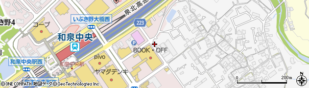 大阪府和泉市万町602周辺の地図