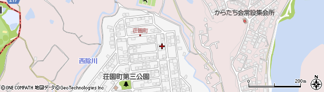 大阪府河内長野市荘園町32周辺の地図