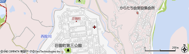 大阪府河内長野市荘園町39周辺の地図