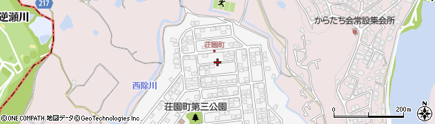 大阪府河内長野市荘園町31周辺の地図