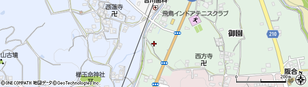 奈良県高市郡明日香村御園55周辺の地図