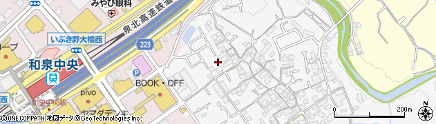 大阪府和泉市万町574周辺の地図