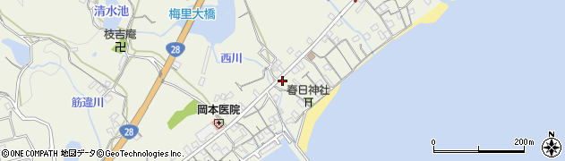 兵庫県淡路市佐野1719周辺の地図