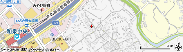 大阪府和泉市万町556周辺の地図