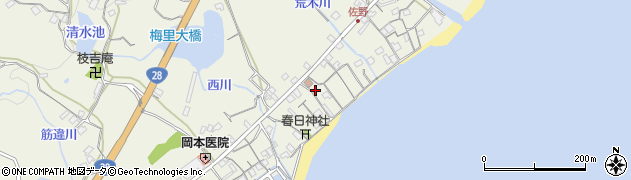 兵庫県淡路市佐野1667周辺の地図