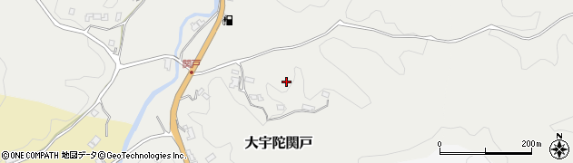 奈良県宇陀市大宇陀関戸周辺の地図