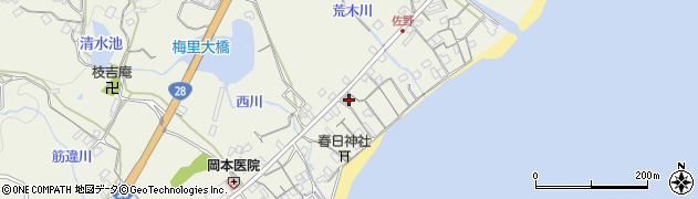 兵庫県淡路市佐野1655周辺の地図