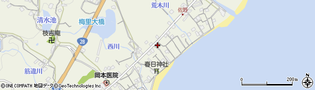 佐野郵便局周辺の地図