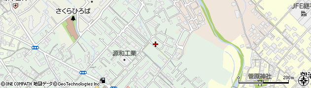 大阪府岸和田市池尻町124周辺の地図