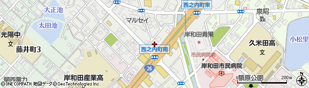 新日本旅行第二阪和旅行センター周辺の地図