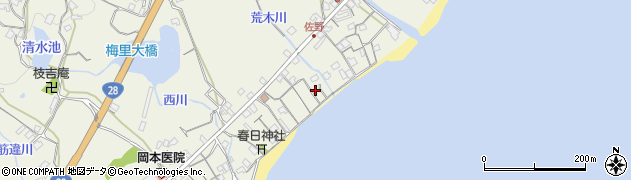 兵庫県淡路市佐野1529周辺の地図