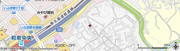 大阪府和泉市万町563周辺の地図