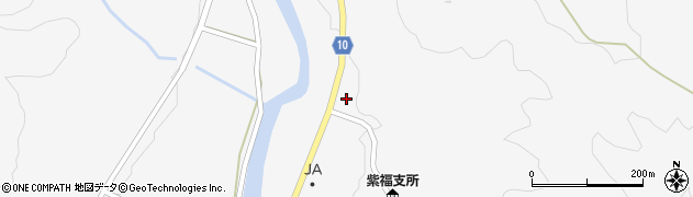 萩市消防署紫福分遣所周辺の地図