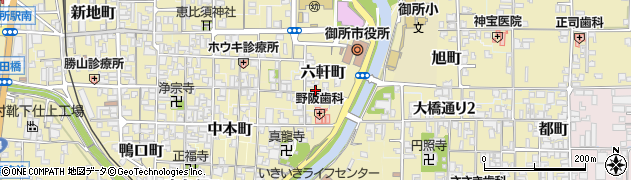 奈良県御所市1396周辺の地図