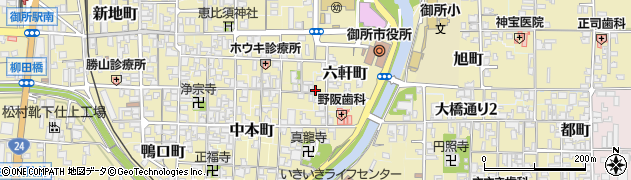奈良県御所市1358-2周辺の地図