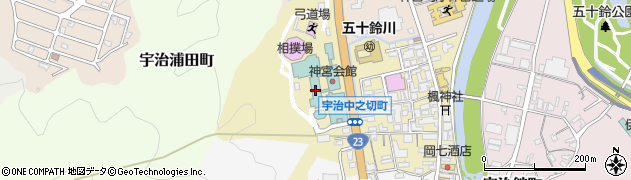 神宮会館周辺の地図