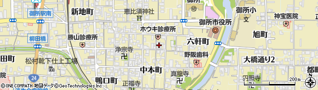 奈良県御所市1267周辺の地図