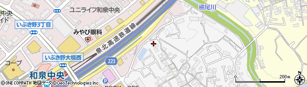 大阪府和泉市万町561周辺の地図