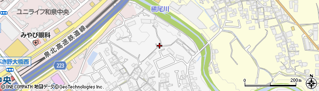 大阪府和泉市万町438周辺の地図