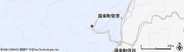 広島県広島市佐伯区湯来町大字菅澤886周辺の地図