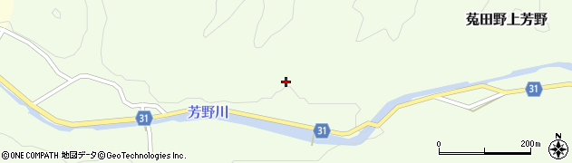 奈良県宇陀市菟田野上芳野191周辺の地図