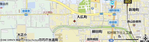 奈良県御所市279-13周辺の地図