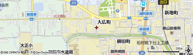 奈良県御所市279-8周辺の地図
