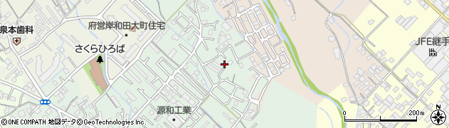 大阪府岸和田市池尻町172周辺の地図