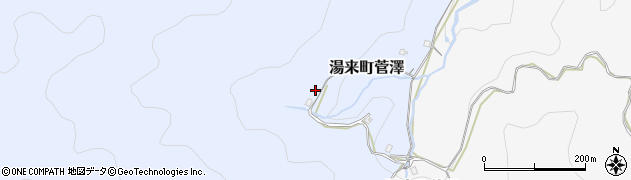 広島県広島市佐伯区湯来町大字菅澤887周辺の地図