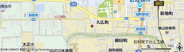奈良県御所市279-6周辺の地図