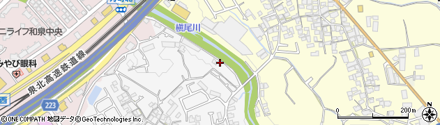 大阪府和泉市万町411周辺の地図