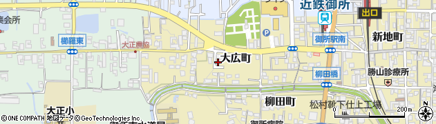 奈良県御所市279-11周辺の地図