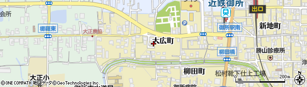 奈良県御所市279-10周辺の地図